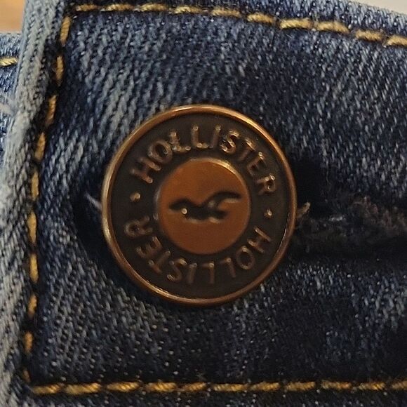 HOLLISTER WOMENS HIGH RISE SKINNY CLASSIC STRETCH CUTOFFS SIZE 27W - Picture 8 of 8